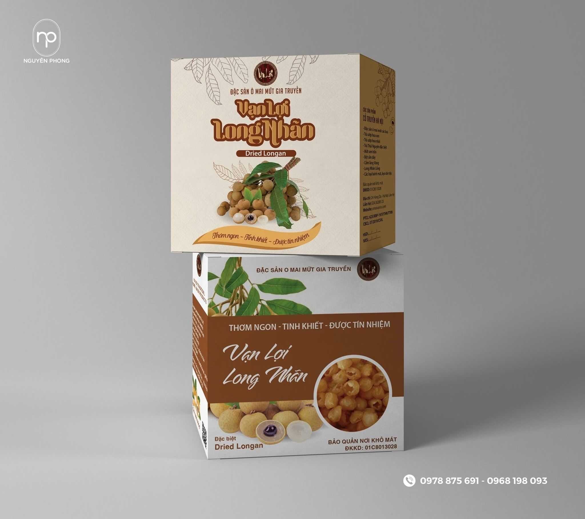 Mẫu hộp vạn lợi long nhãn